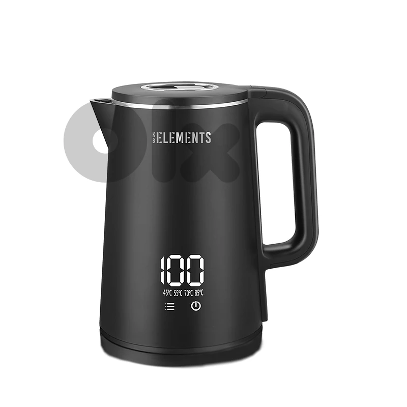 KB ELEMENTS Electric Digital Kettle "SmartBoil" Grey (ELK224KB)