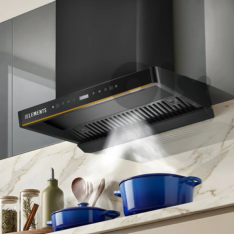 KB ELEMENTS Kitchen Hood 90cm - BLDC High Suction Cooker H (ELK152H90)