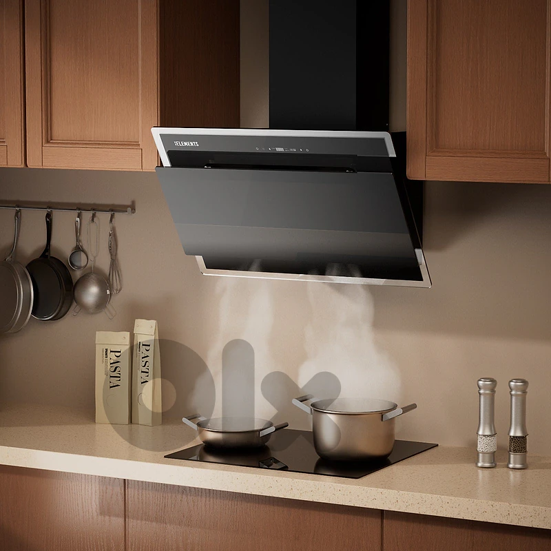 KB ELEMENTS Premium Wall Kitchen Hood 60cm - 1000 m3/h Bru (ELK60AB1)