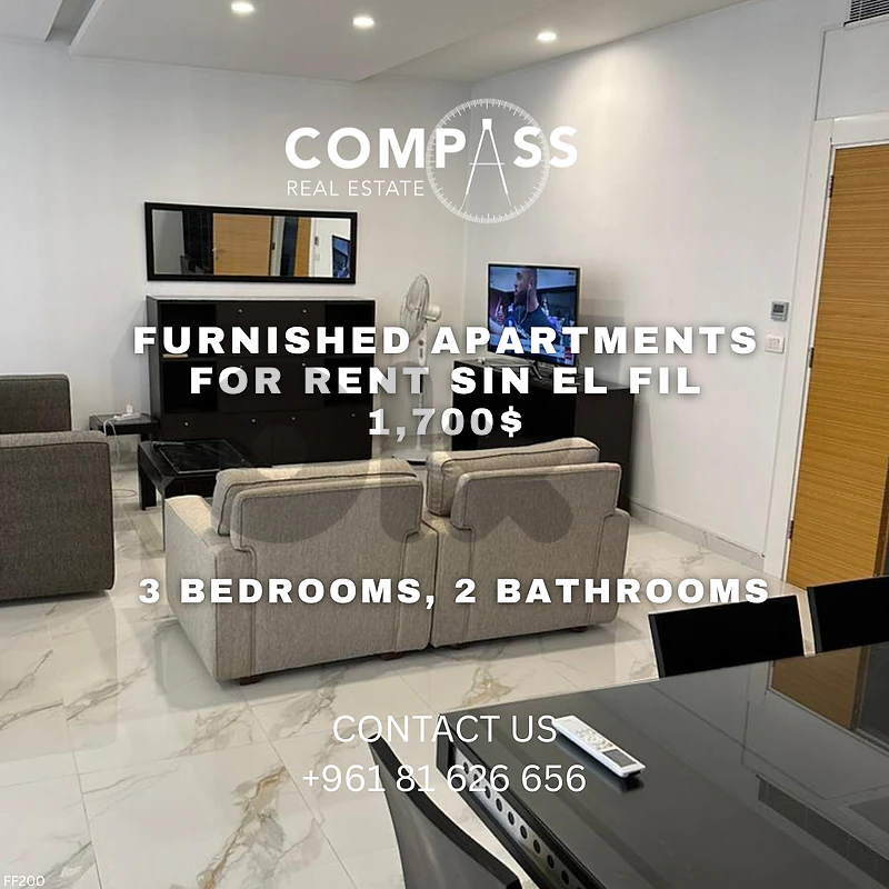 Fully furnished apartment for rent in sin el fil prime locatioN