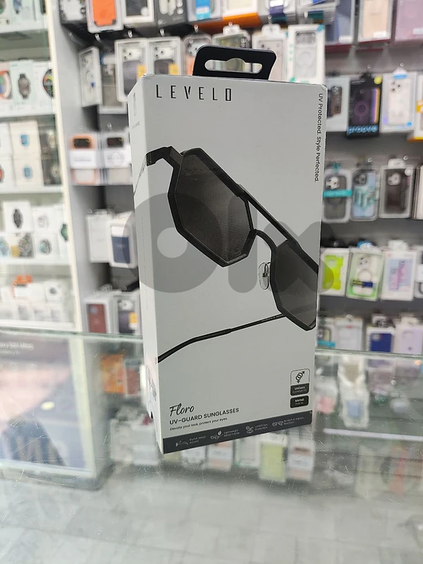 Levelo Floro UV-Guard Sunglasses – Black