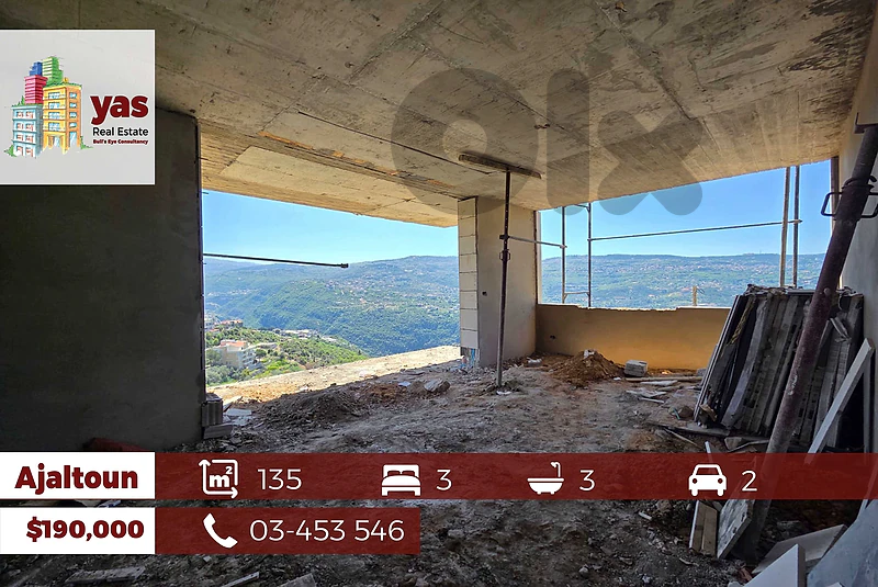 Ajaltoun 135m2 | 50m2 Terrace | Payment Facilities | Mountain View |TO Ajaltoun 135m2 | 50m2 Terrace | Payment Facilities | Mountain View |TO