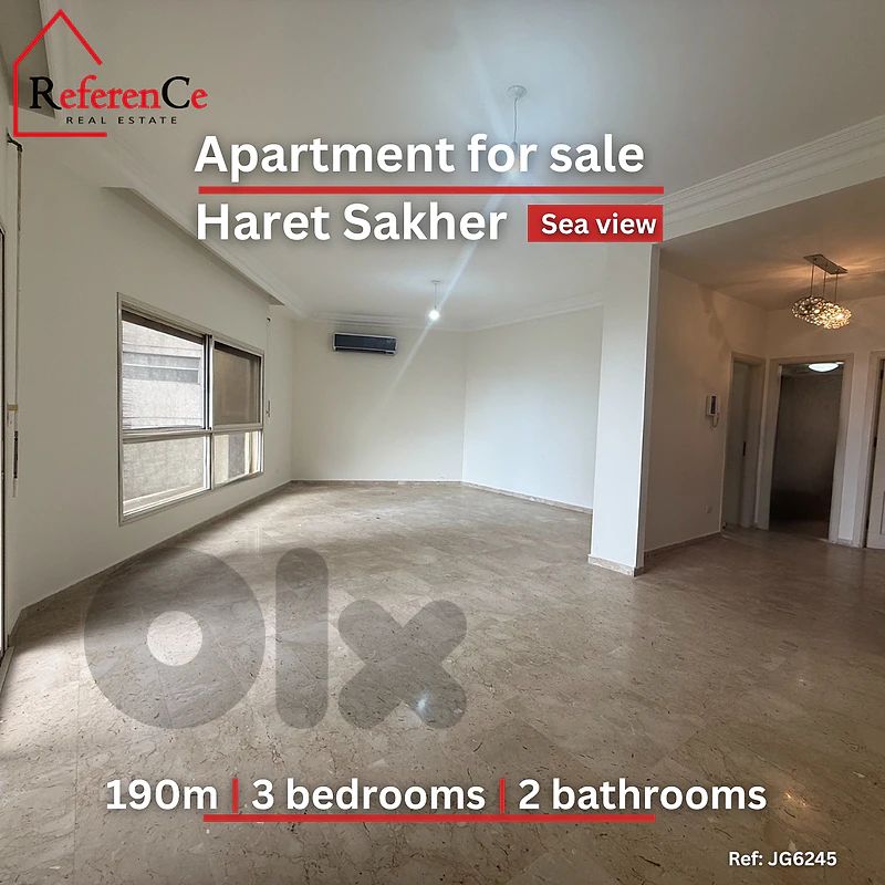 Apartment in Haret Sakher for sale  شقة في حارة صخر للبيع