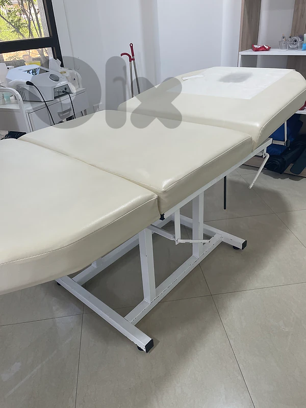 medical bed and chair