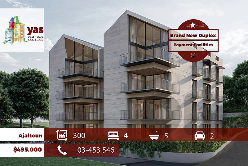 Ajaltoun 300m2 | Brand New Duplex | Pyt Facilities | View | TYT