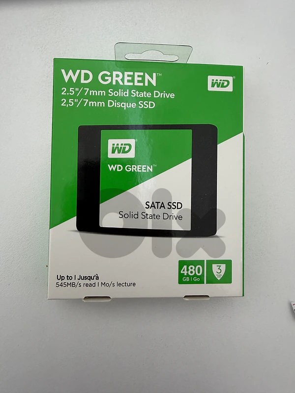 SSD 480 GB WESTERN DIGITAL  3 YEARS WARRANTY