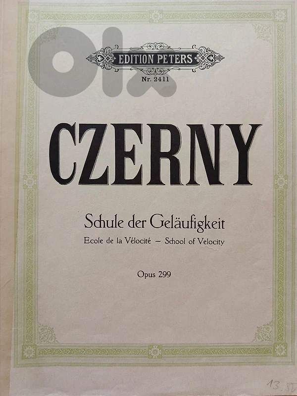 CZERNY - Op. 299 Escuela de la Velocidad (Compl, CZERNY..