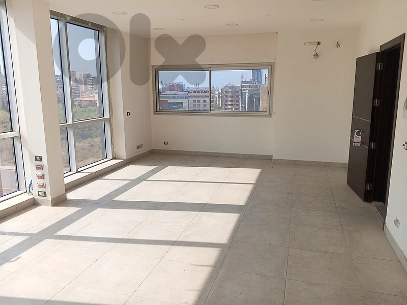 100 Sqm | Office For Rent in Sin El Fil - Panoramic City View