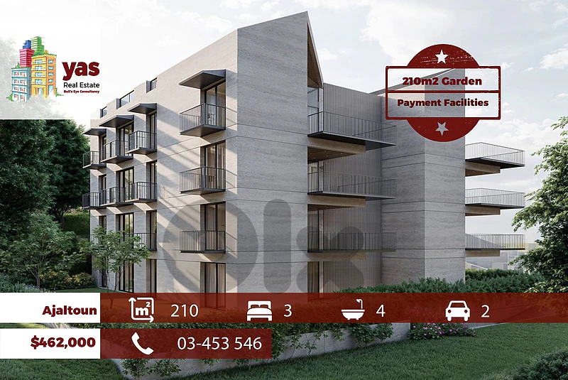 AJaltoun 210m2 | 210m2  Garden | Under Construction | View | TYT