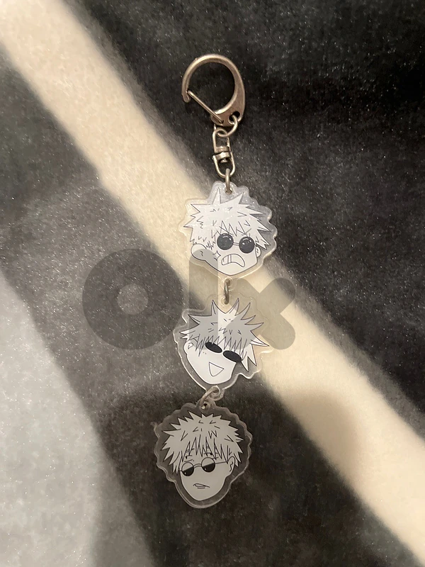 gojo satoru keychain gojo satoru keychain
