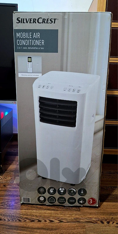 SILVERCREST Portable Air Conditioner – 7000 BTU
Cooling capacity