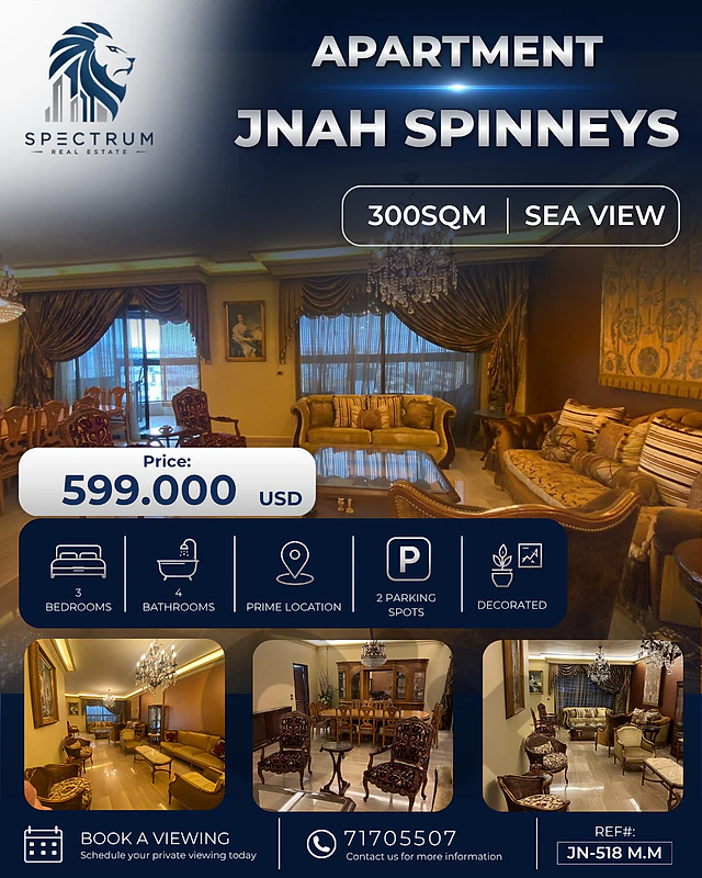 JNAH SPINNEYS PRIME LOCATION (300SQ) HIGHEND SEA VIEW  , (JN-518)
