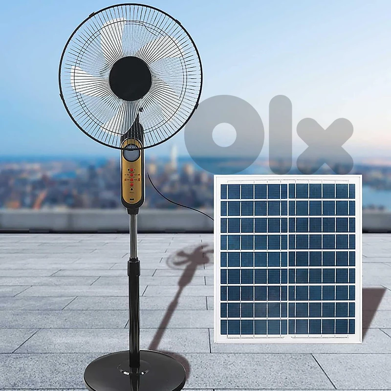 solar fan مروحة مع لوح شمس
