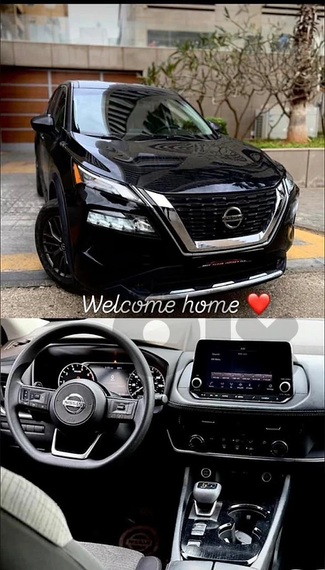 Rent cars wedding Nissan rogue 2022 black
