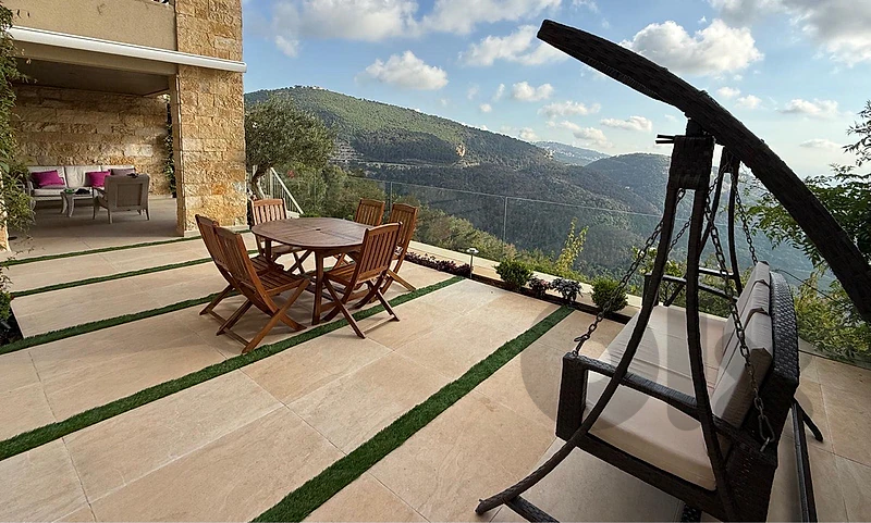 Furnished Apartment in Beit Misk with Garden and Sea View
