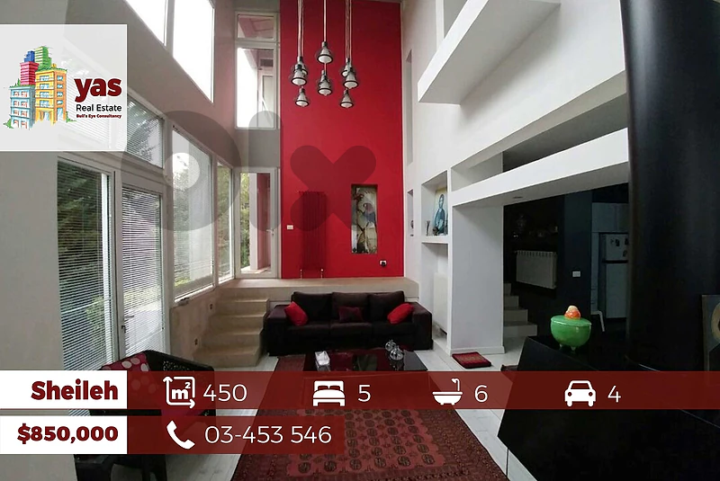 Sheileh 450m2 Villa | 500m2 Gardens | Furnished | Super Luxury | TYT