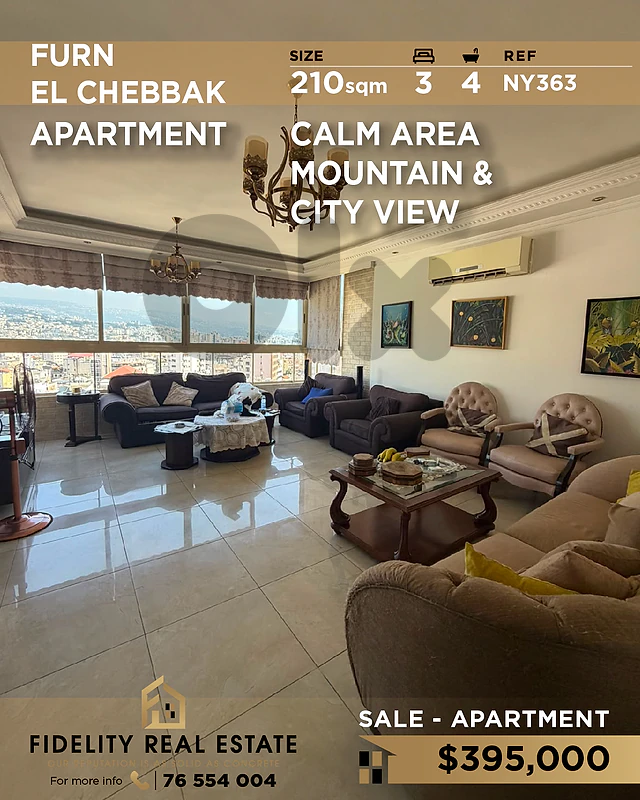 Apartment for sale in Furn El Chebbak NY363 شقة للبيع في فرن الشباك