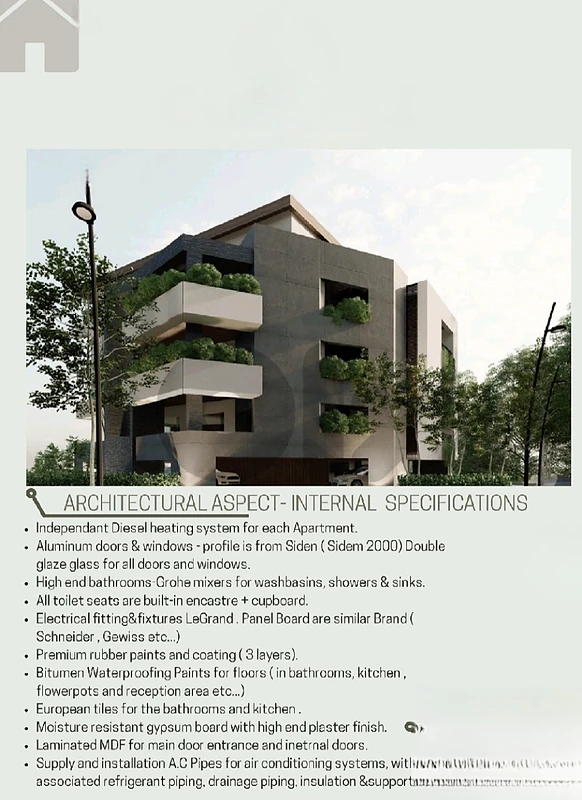 Apartment for sale in Kornet El Hamra/ Garden/Under construction/ View