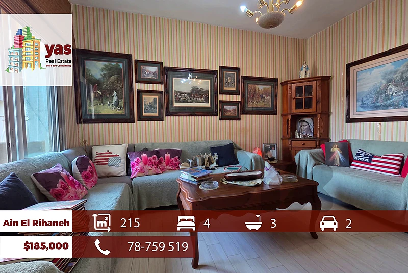 Ain El Rihaneh 215m2 | Open View | Well Maintained | High End | TO