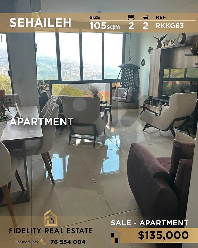 Apartment for sale in Sehaileh RKKG63 شقة للبيع في سهيلة