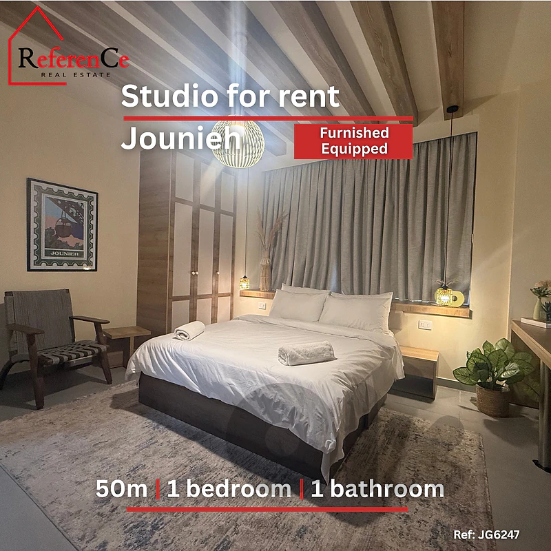Furnished studio in jounieh for rent استوديو مفروش  في جونية للايجار