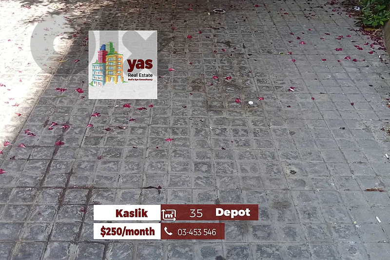 Kaslik 35m2 Warehouse | Well Maintained | Wide Entrance | Rent | TW |