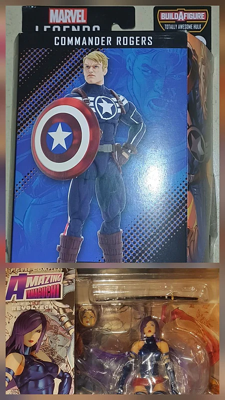 Marvel Revelotech Psylocke Marvel legends Cpt.America special offer