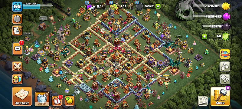 clash of clans townhall 16