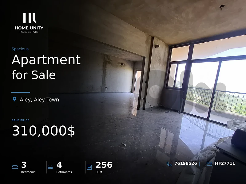 3-bedrooms Apartment for Sale with private pool , located in Aley Town