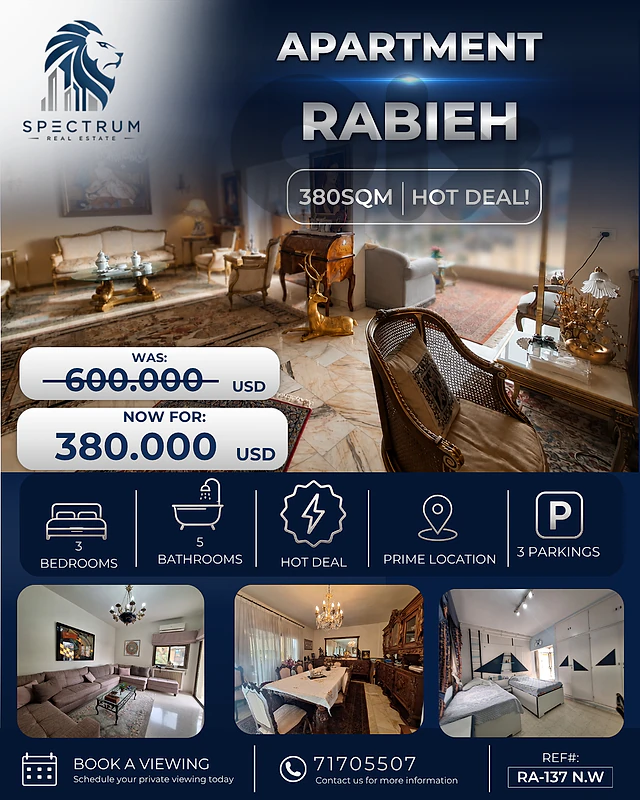DISCOUNTED PRICE! 360 SQ IN RABIEH PRIME | SEA VIEW  (RA-137)