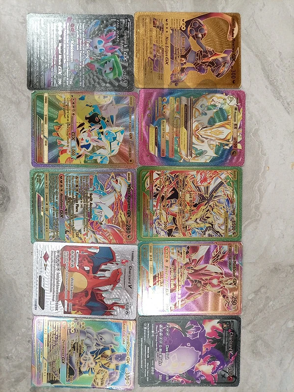 10 Pokémon cards for 5$