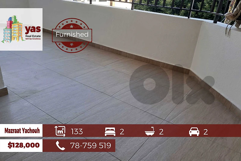 Mazraat yachouh 133m2 | Fully Upgraded | Furnished | Luxury | EW |