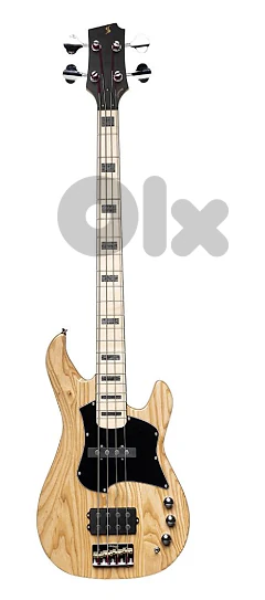 Stagg silveray top custom cut bass guitar