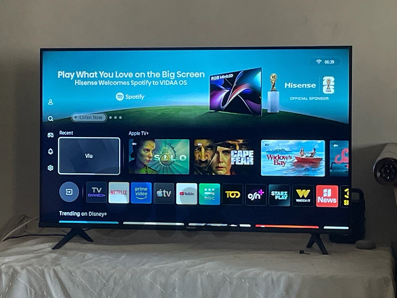 hisense tv used like new