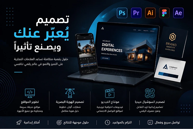 حلول رقمية متكاملة لبناء وتطوير علامتك التجارية