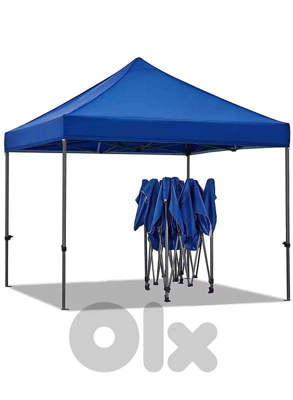 Pop-Up Canopy Tent 3x3m – Blue – Heavy Duty Steel Frame