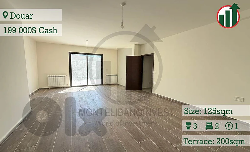 Apartment For Sale In Douar with a Private Terracel!!