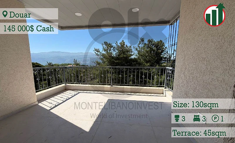 Apartment For Sale In Douar with a Private Terrace!!