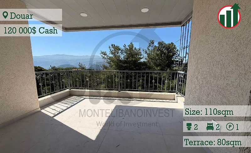 Apartment For Sale In Douar with a Private Terrace !!