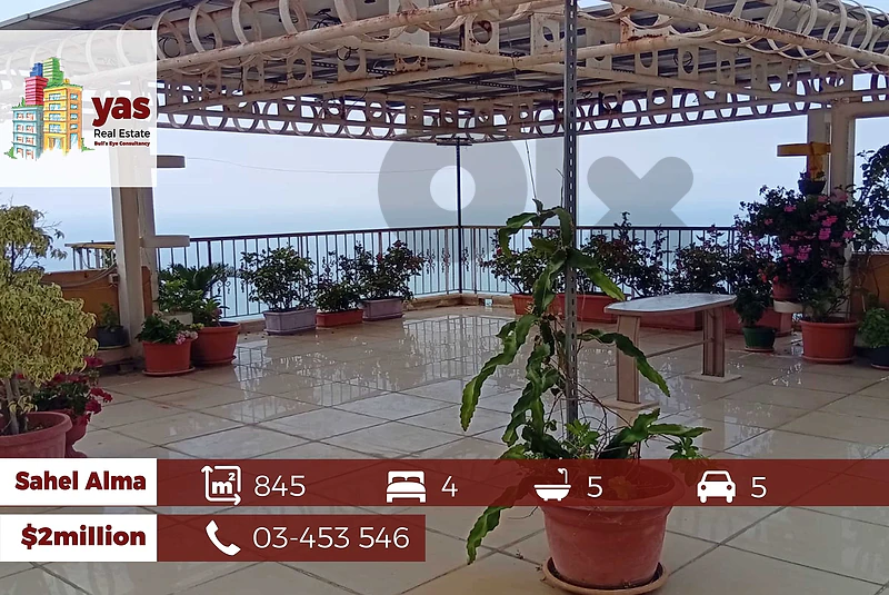 Sahel Alma 845m2 | Luxury Villa | Panoramic View | Classy Street |  TW