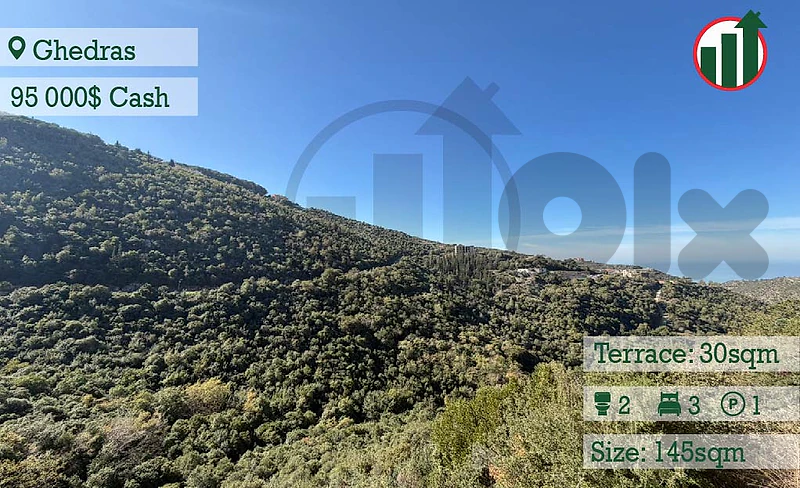 Brand New Apartment for Sale in Ghedras with Open View !!