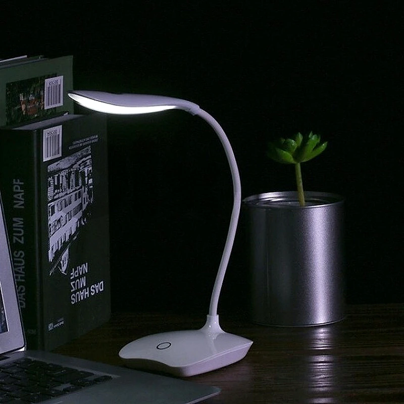 Rechargeable Desk Lamp, 3-Level Dimmable USB LED Light
