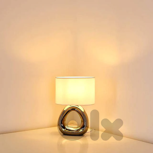 EGLO Tempio Gold Lamp – Sculptural Table Light for Ambient Spaces