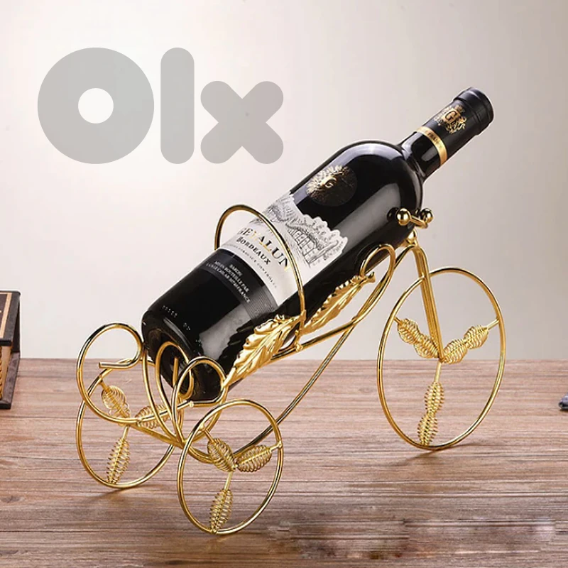 Tricycle Wine Rack, Scandinavian Style Display Bottle Holder