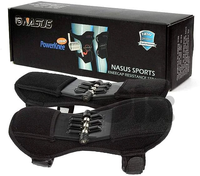 Spring‑Loaded Knee Support – PowerKnee Joint Booster Pads for Lifting