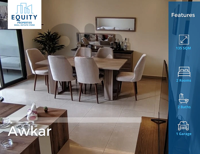 135 SQM Apartment For Sale In Awkar شقة للبيع #MH53921