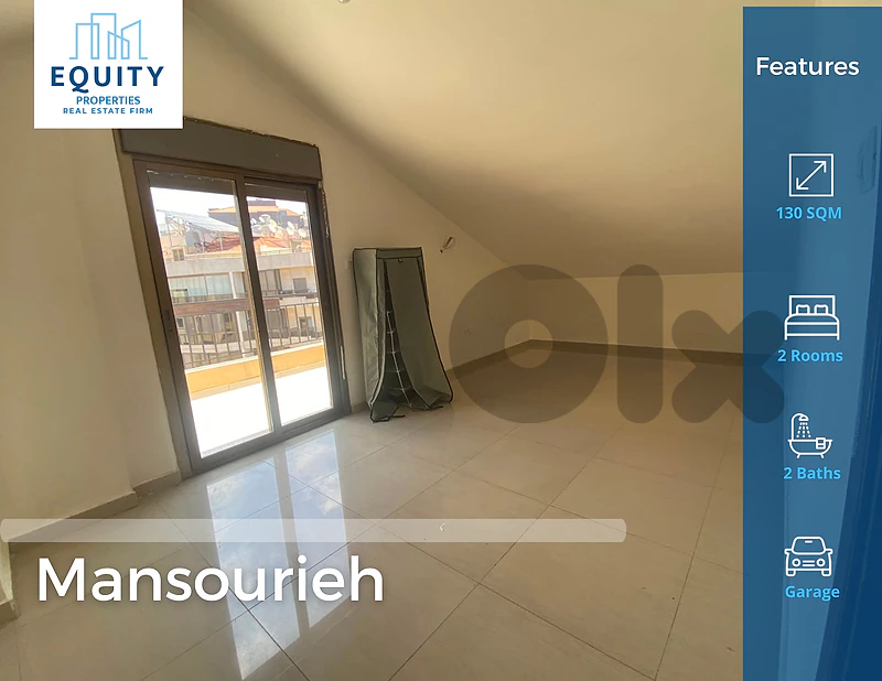 130 SQM Apartment For Rent In Mansourieh شقة للإيجار #CB54351