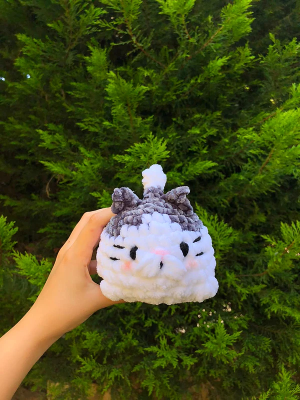 handmade crochet cat plushies