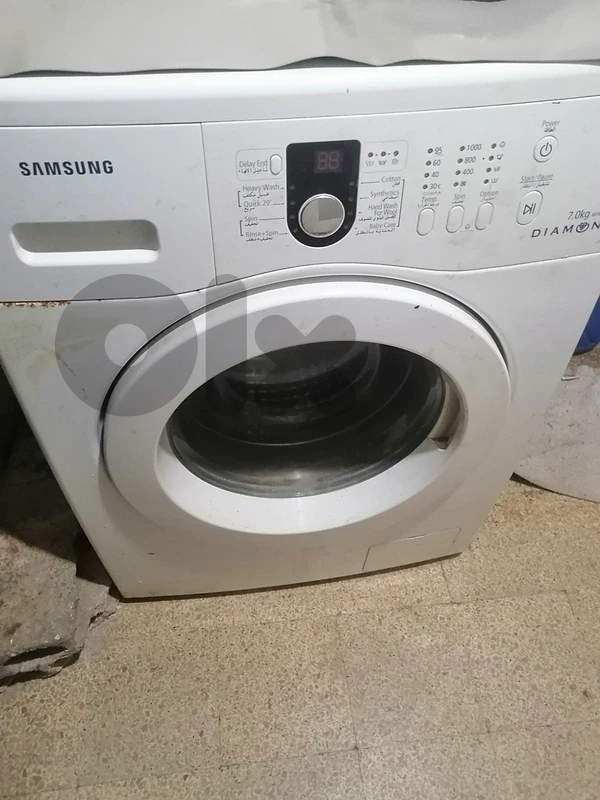 غسالة samsung نظيفة