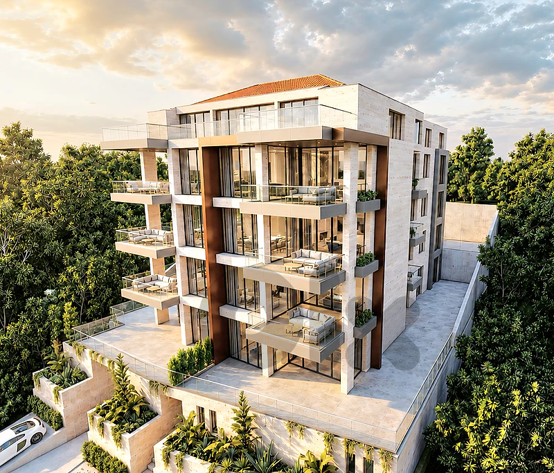 Apartment for sale in Bsalim/ Under construction/Garden/ View
